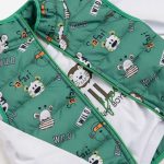 Σετ 3 τμχ τζακετ αμανικο αγορι golf green allover/λευκο/μπλε - Image 2
